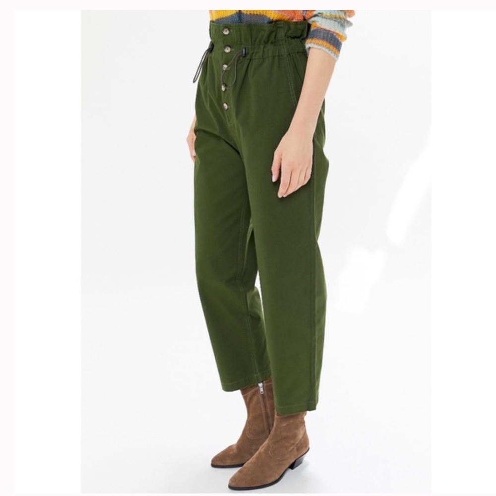 Urban Outfitters Terra High-Waisted Paperbag Pant - Picture 2 of 5